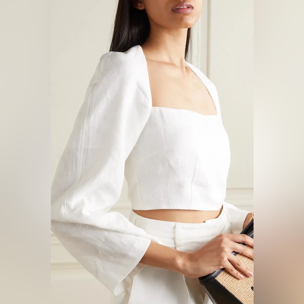 Mara Hoffman “Julia” Linen Top